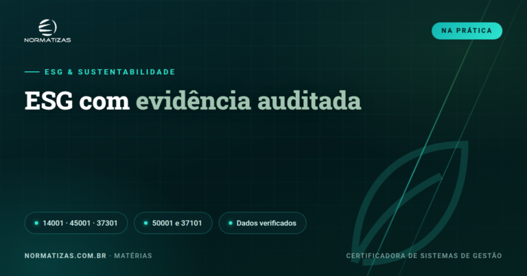 ESG sem greenwashing: como as certificações ISO viram evidência