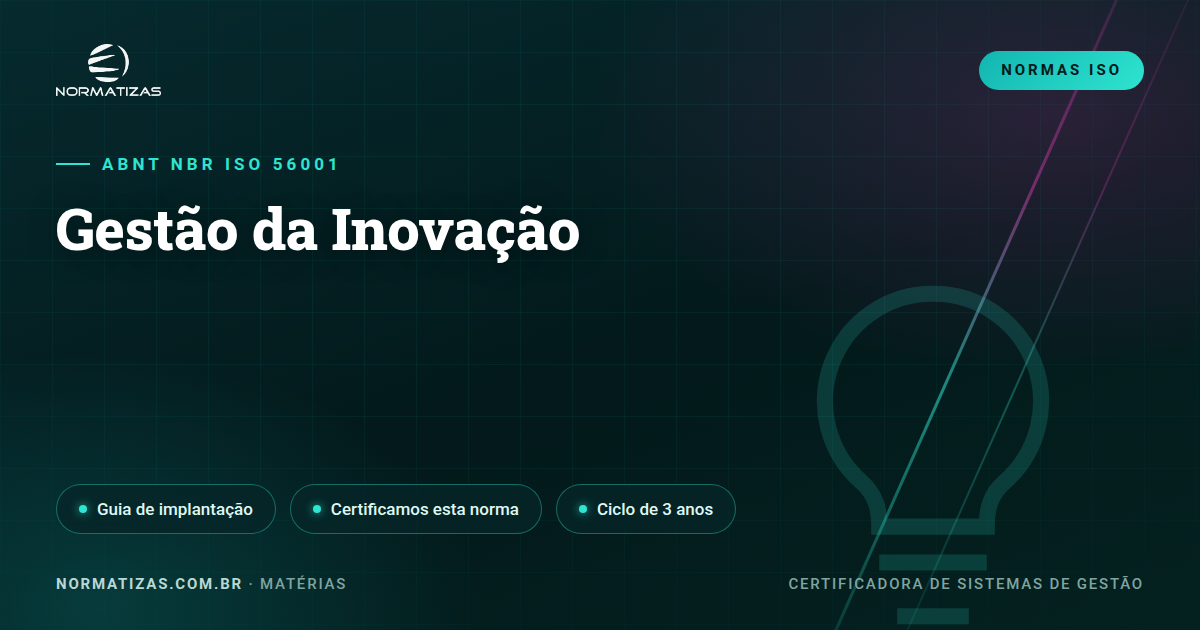 ISO 56001: inovação com método, métricas e valor capturado