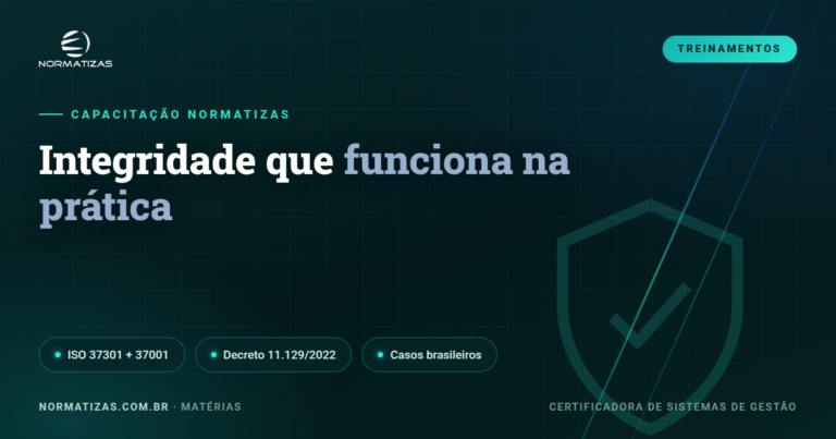 Compliance e antissuborno na prática: treinamento ISO 37301 + 37001
