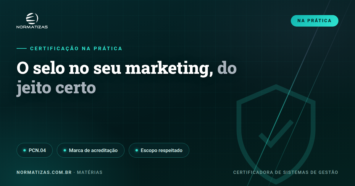 Selo de certificado: como usar a logomarca sem colocar o certificado em risco