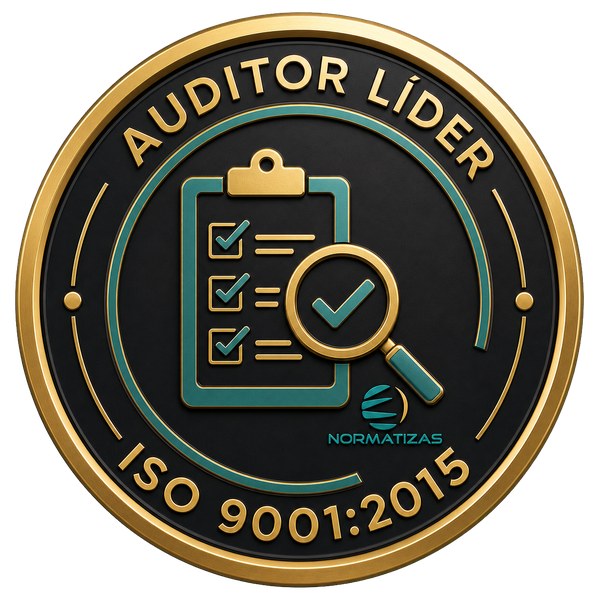 Emblema — Auditor Líder ISO 9001:2015 - Sistema de Gestão da Qualidade (SGQ)