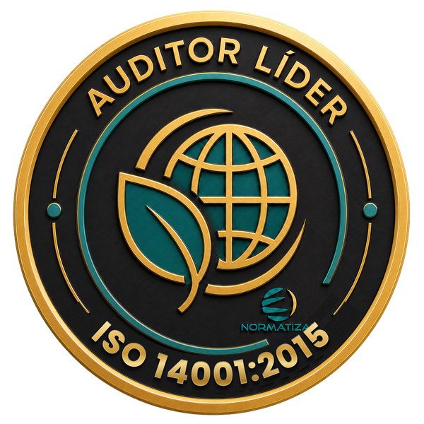 Emblema — Auditor Líder ISO 14001:2015 - Sistema de Gestão Ambiental (SGA)
