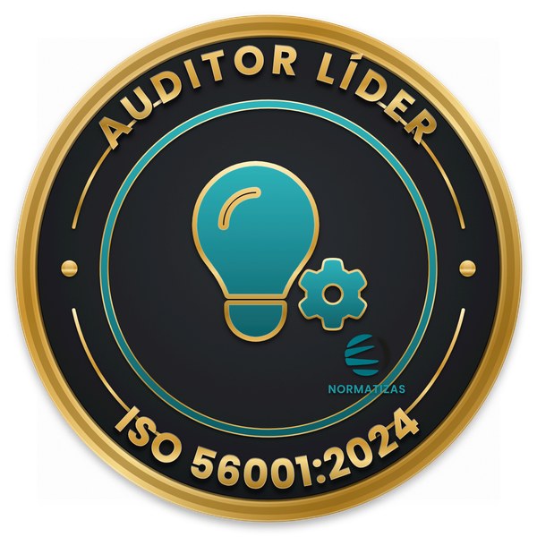 Emblema — Auditor Líder ISO 56001:2024 - Sistema de Gestão da Inovação (SGI)