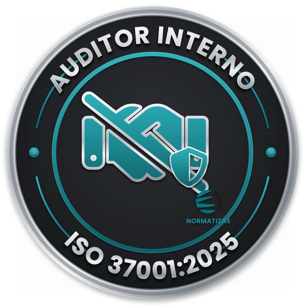Emblema — Auditor Interno ISO 37001:2025 - Sistema de Gestão Antissuborno (SGAS)