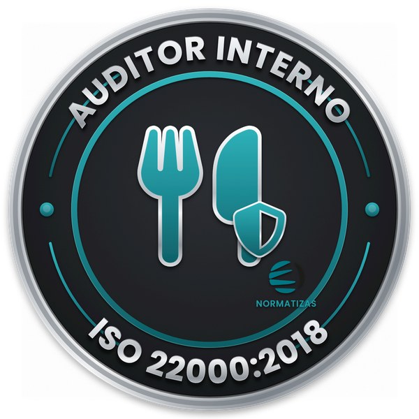 Emblema — Auditor Interno ISO 22000:2018 - Sistema de Gestão de Segurança de Alimentos (SGSA)