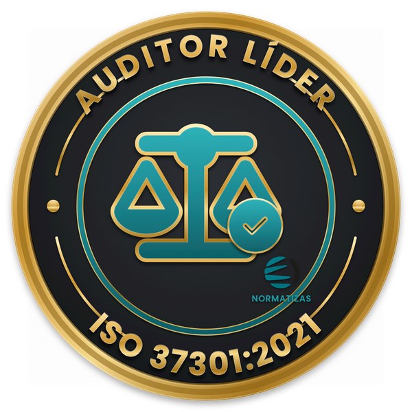Emblema — Auditor Líder ISO 37301:2021 - Sistema de Gestão de Compliance (SGC)