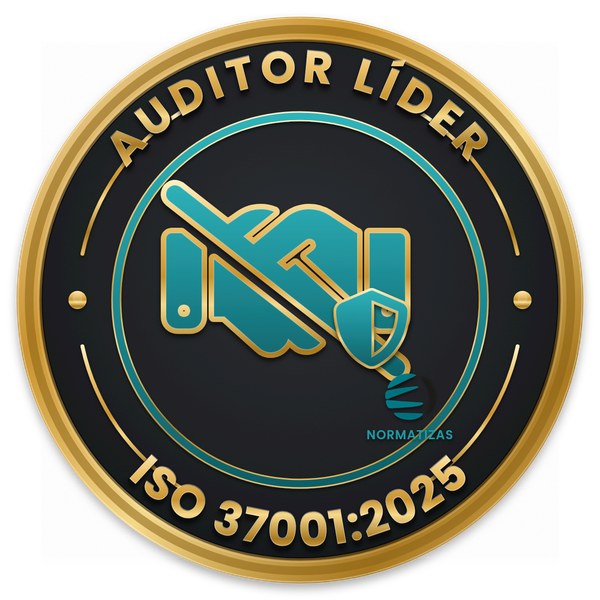 Emblema — Auditor Líder ISO 37001:2025 - Sistema de Gestão Antissuborno (SGAS)