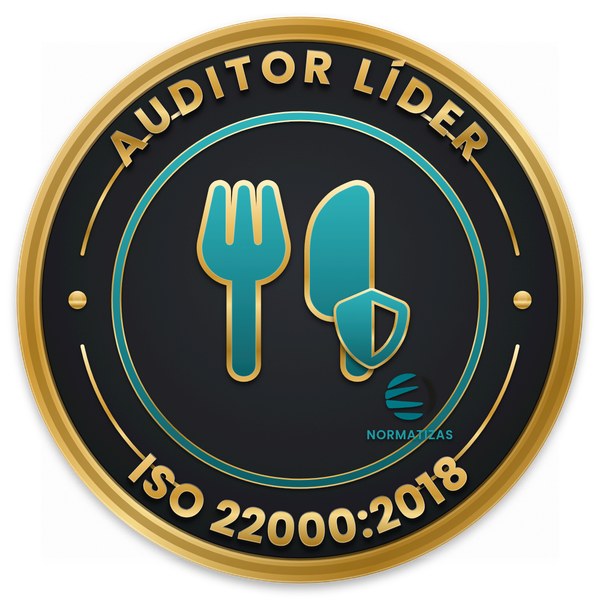 Emblema — Auditor Líder ISO 22000:2018 - Sistema de Gestão de Segurança de Alimentos (SGSA)