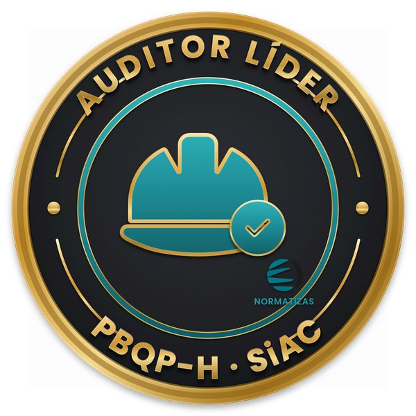 Emblema — Auditor Líder PBQP-H - Sistema de Avaliação da Conformidade de Empresas de Serviços e Obras (SiAC)
