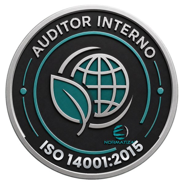 Emblema — Auditor Interno ISO 14001:2015 - Sistema de Gestão Ambiental (SGA)