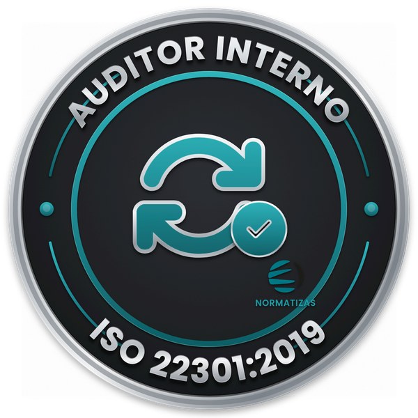 Emblema — Auditor Interno ISO 22301:2019 - Sistema de Gestão de Continuidade de Negócios (SGCN)