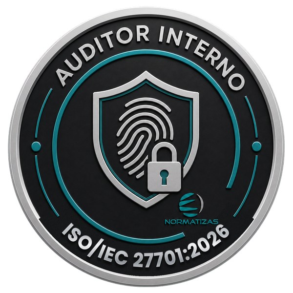 Emblema — Auditor Interno ISO/IEC 27701:2026 - Sistema de Gestão de Privacidade da Informação (SGPI)