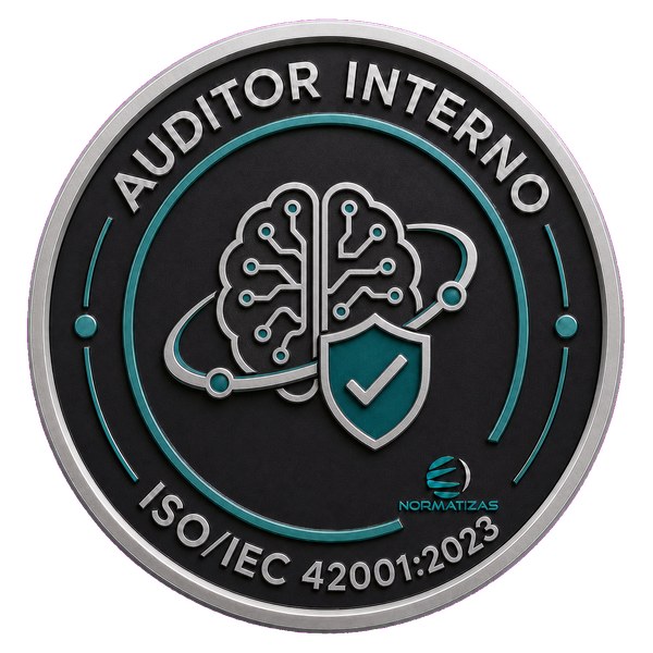 Emblema — Auditor Interno ISO/IEC 42001:2023 - Sistema de Gestão de Inteligência Artificial (SGIA)