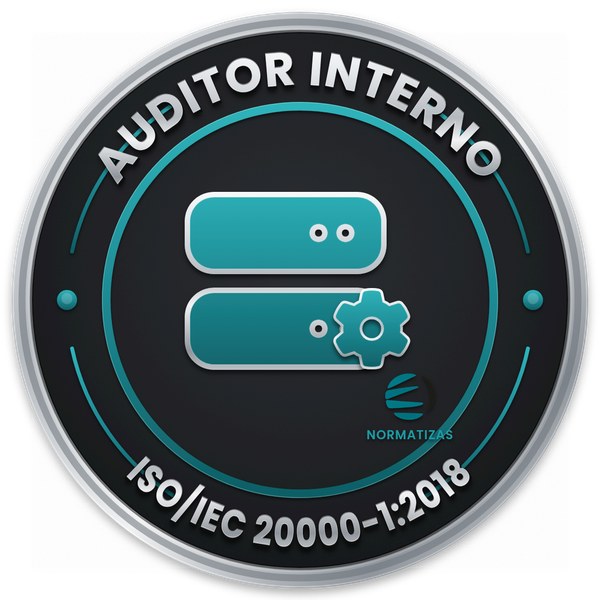 Emblema — Auditor Interno ISO/IEC 20000-1:2018 - Sistema de Gestão de Serviços (SGS)