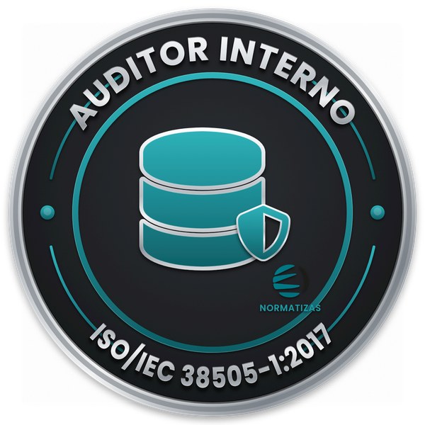 Emblema — Auditor Interno ISO/IEC 38505-1:2017 - Governança de Dados