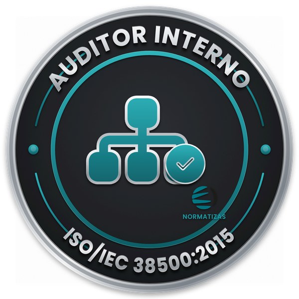 Emblema — Auditor Interno ISO/IEC 38500:2015 - Governança de Tecnologia da Informação (com COBIT)