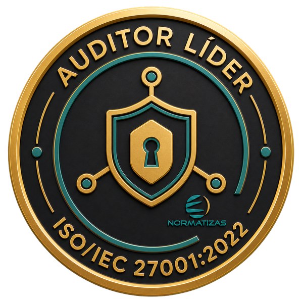 Emblema — Auditor Líder ISO/IEC 27001:2022 - Sistema de Gestão de Segurança da Informação (SGSI)
